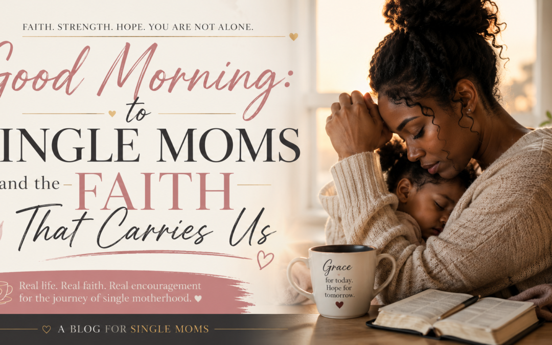 Good Morning: A Single Mom’s Tears and the Faith That Carries Us